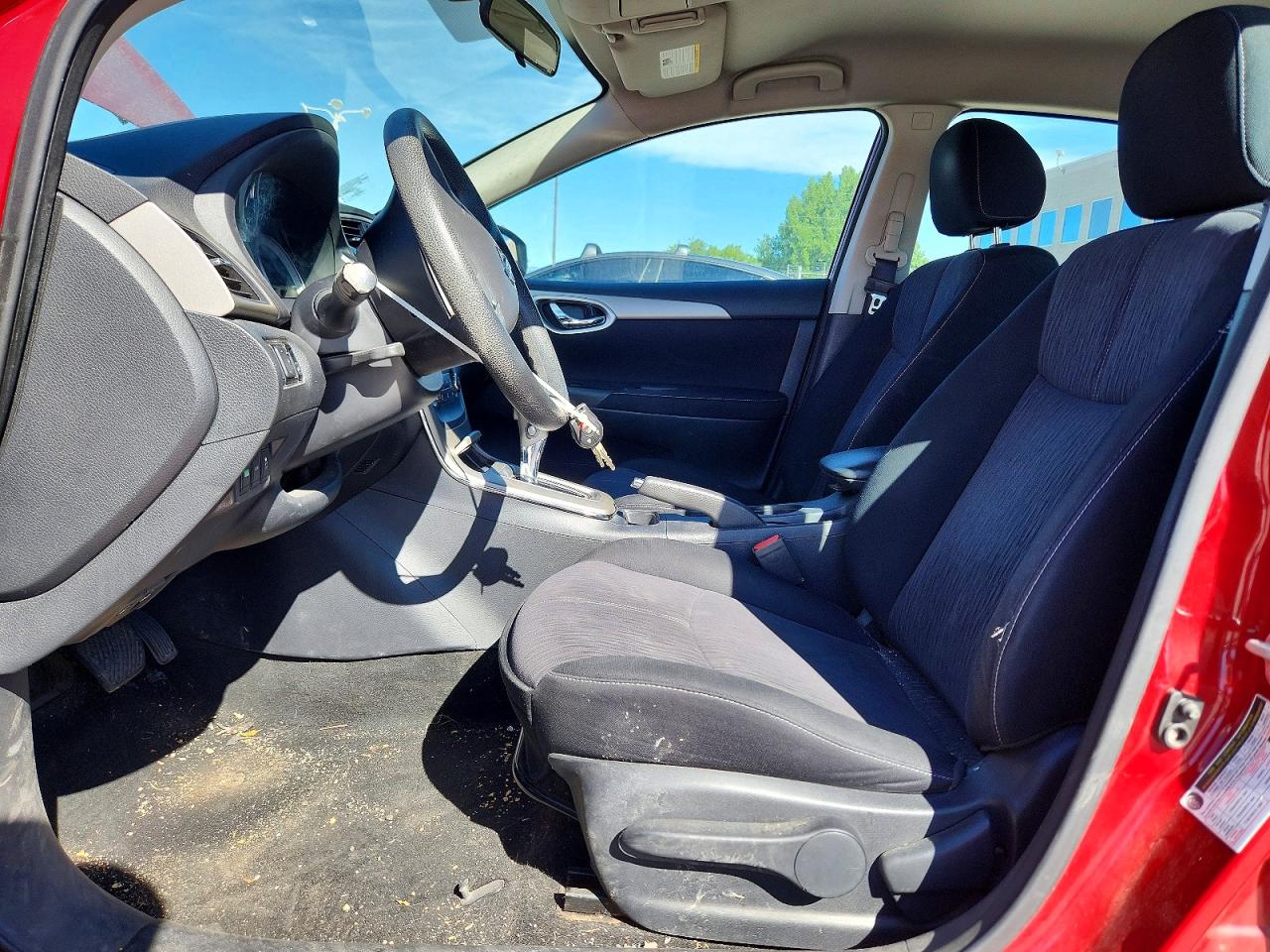 2014 Nissan Sentra Sv Red vin: 3N1AB7AP7EY249480