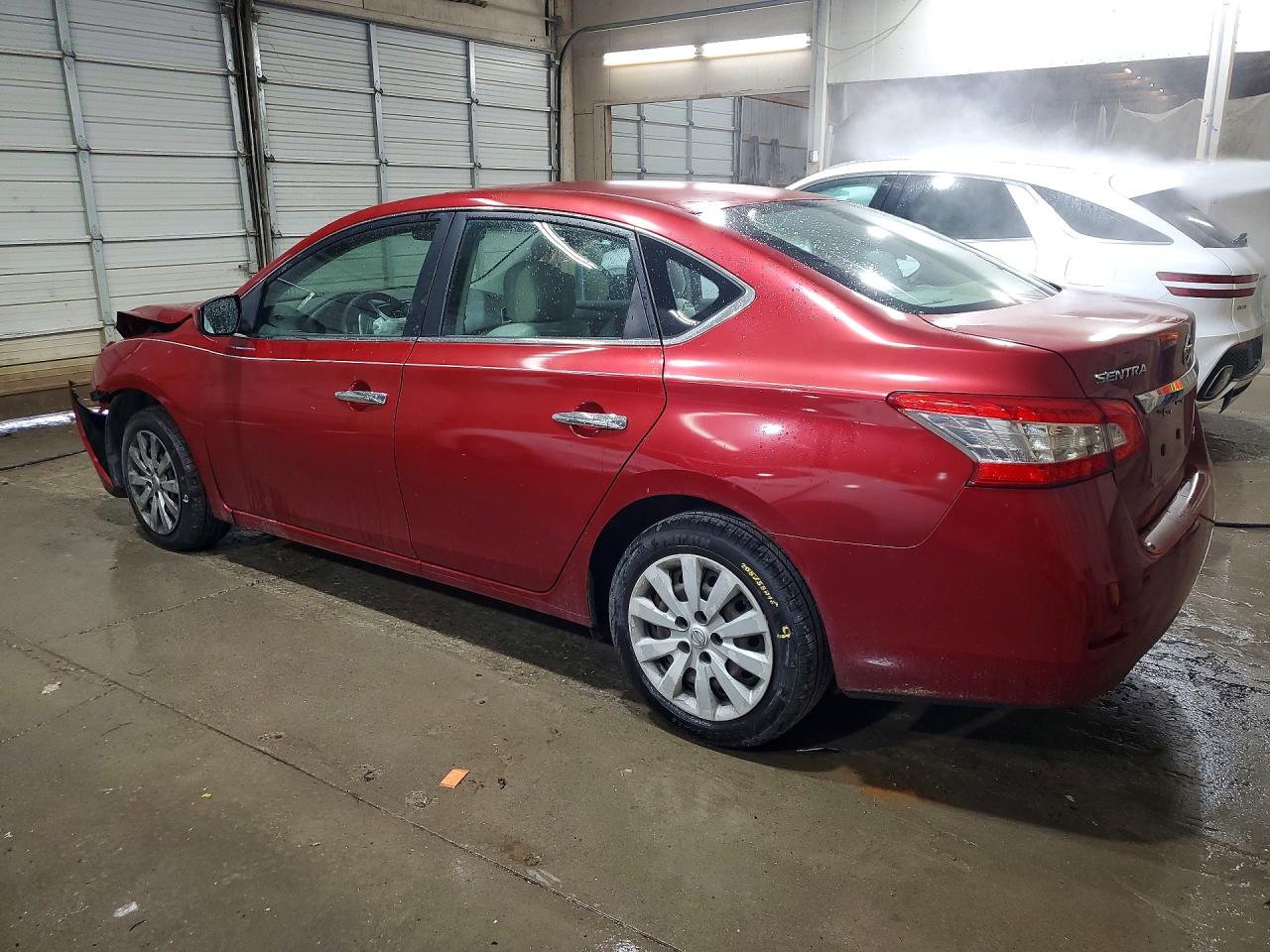 2014 Nissan Sentra S Red vin: 3N1AB7AP7EY250256