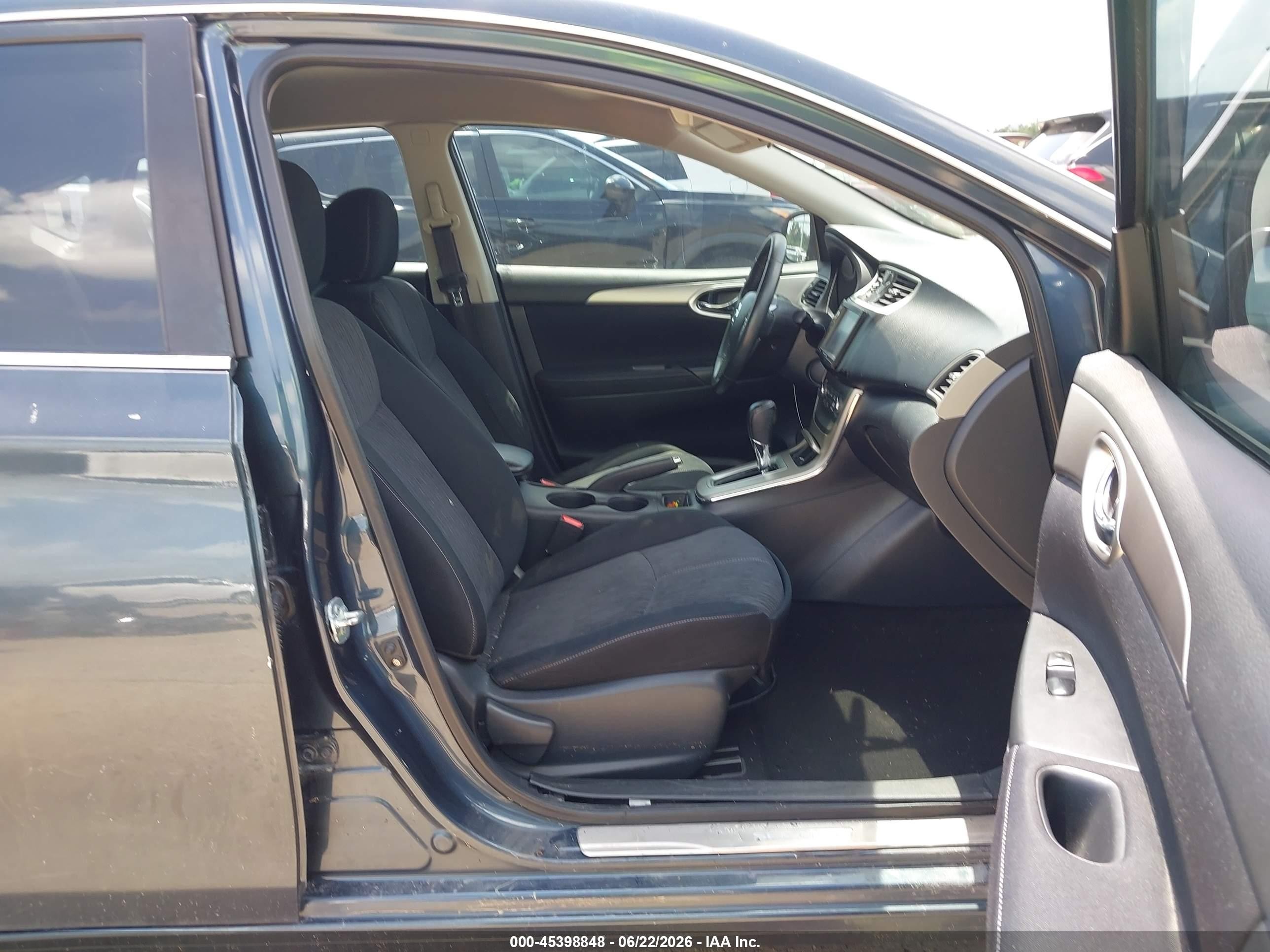 2014 Nissan Sentra Sv Gray vin: 3N1AB7AP7EY251021