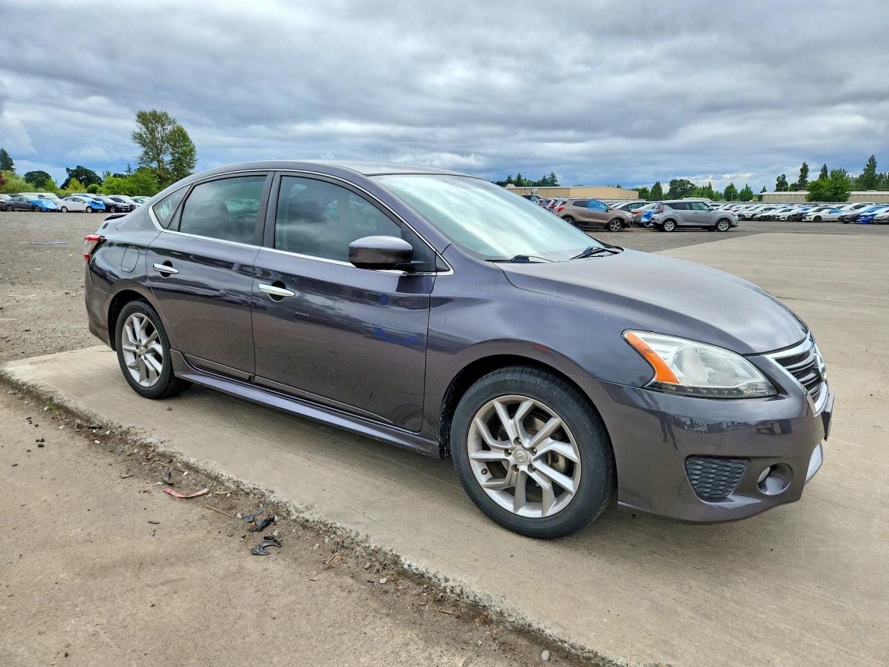 2014 Nissan Sentra Sr Gray vin: 3N1AB7AP7EY251780