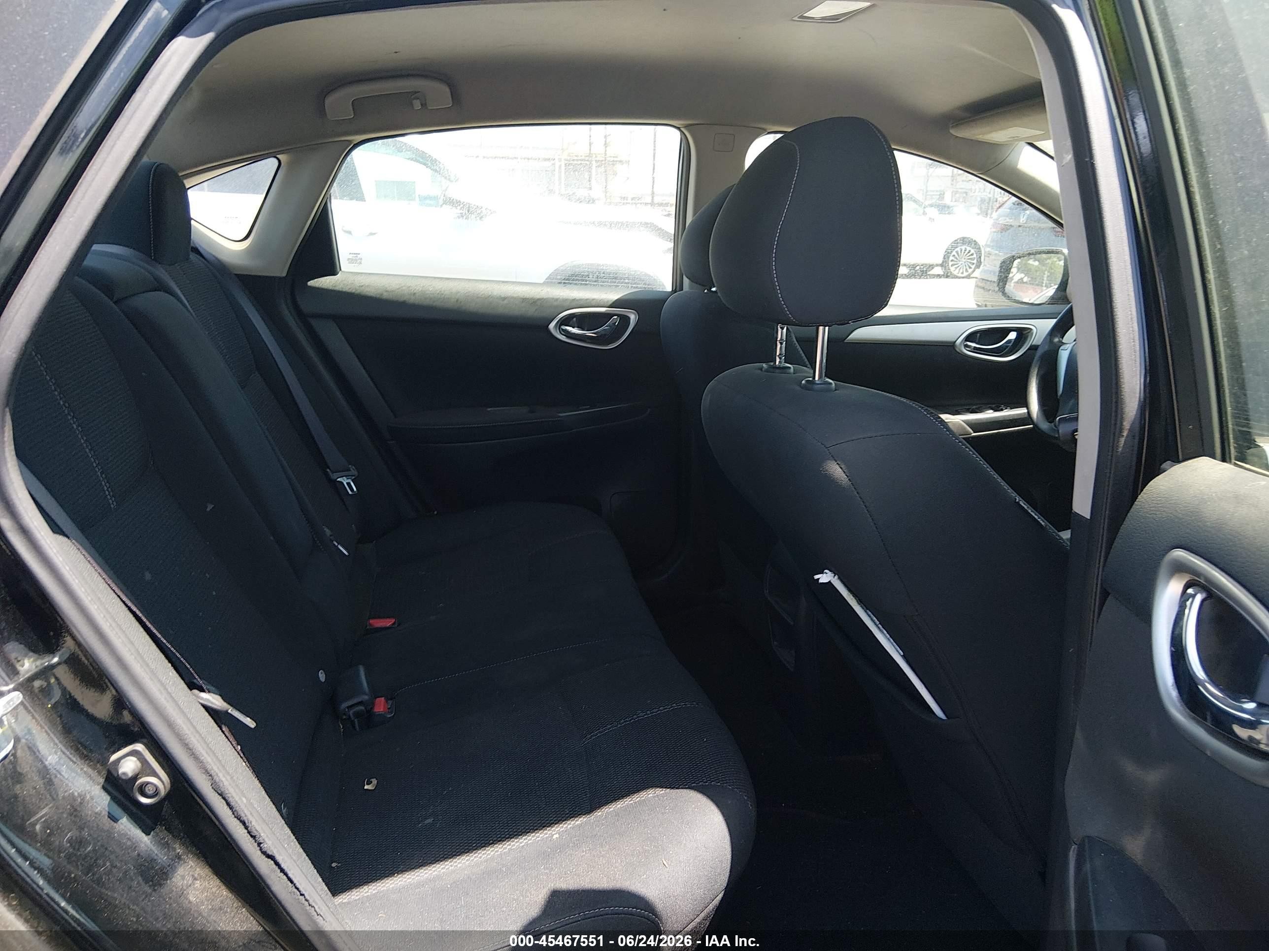 2014 Nissan Sentra S Black vin: 3N1AB7AP7EY253013