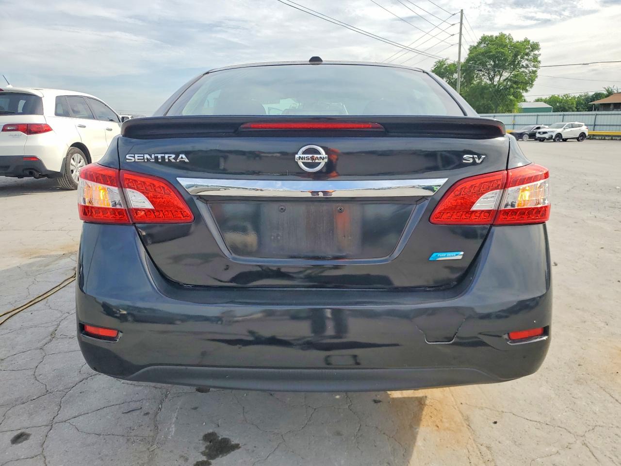 2014 Nissan Sentra Sv Black vin: 3N1AB7AP7EY253335
