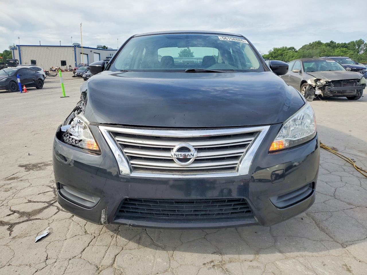 2014 Nissan Sentra Sv Black vin: 3N1AB7AP7EY253335
