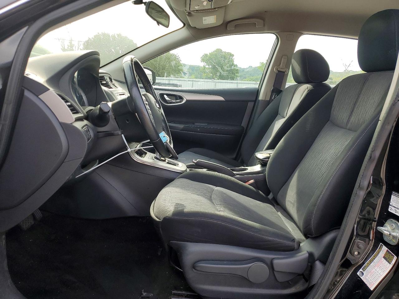 2014 Nissan Sentra Sv Black vin: 3N1AB7AP7EY253335