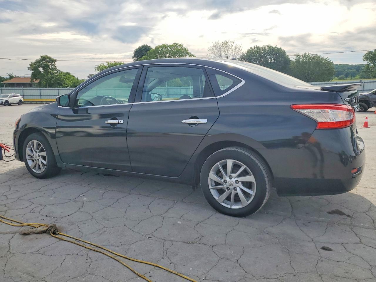 2014 Nissan Sentra Sv Black vin: 3N1AB7AP7EY253335