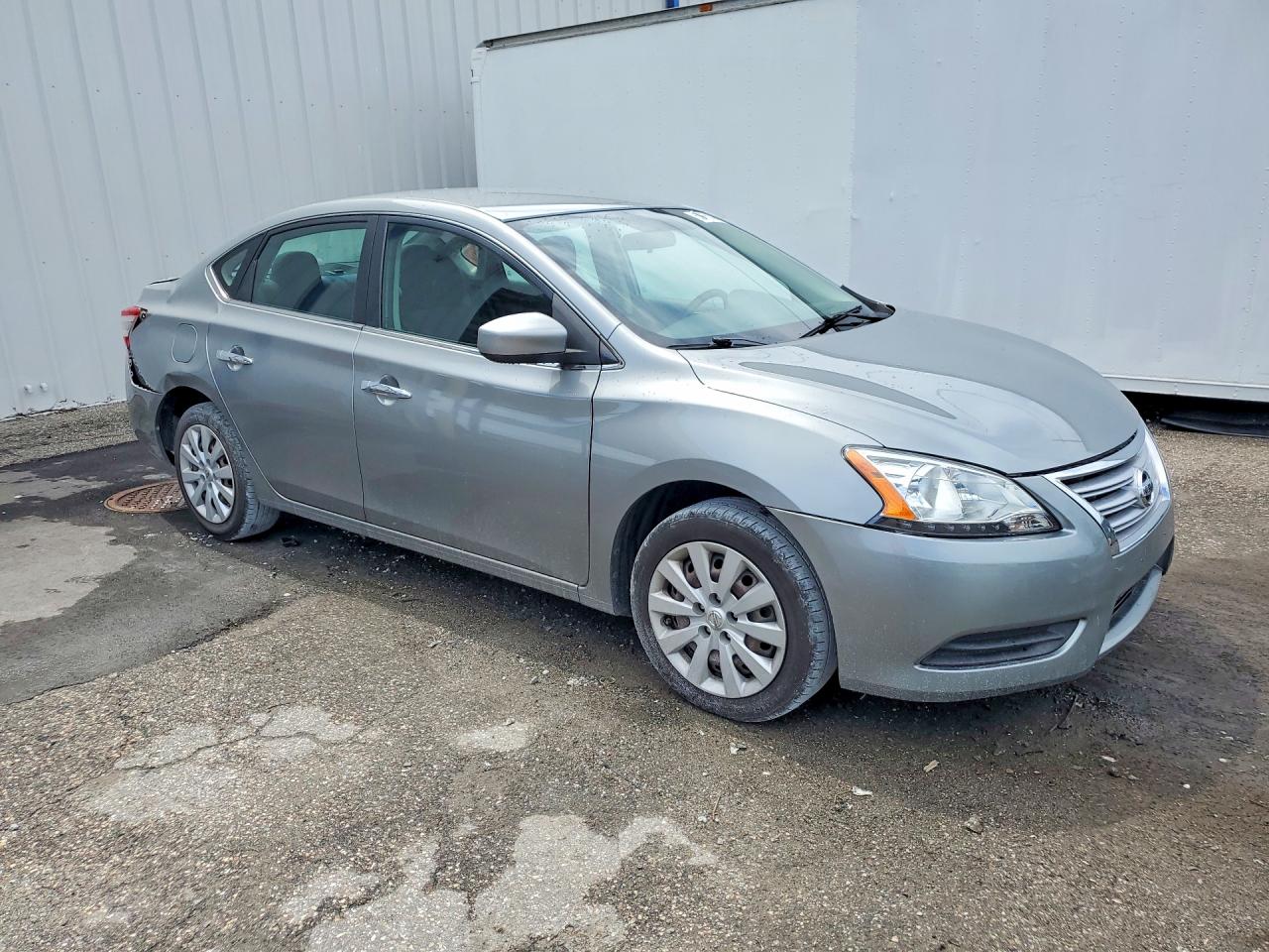 2014 Nissan Sentra Sv Silver vin: 3N1AB7AP7EY260639