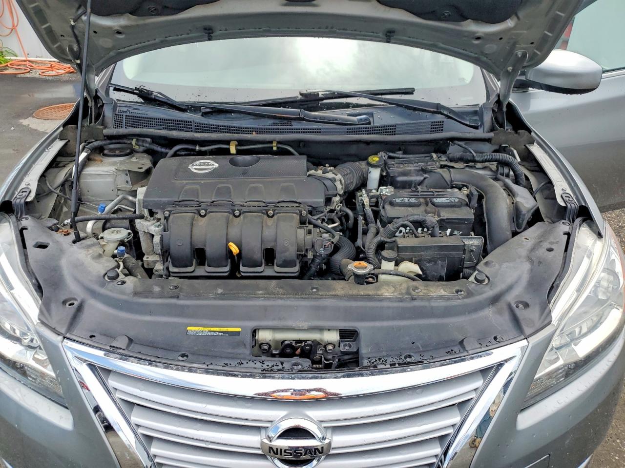 2014 Nissan Sentra Sv Silver vin: 3N1AB7AP7EY260639