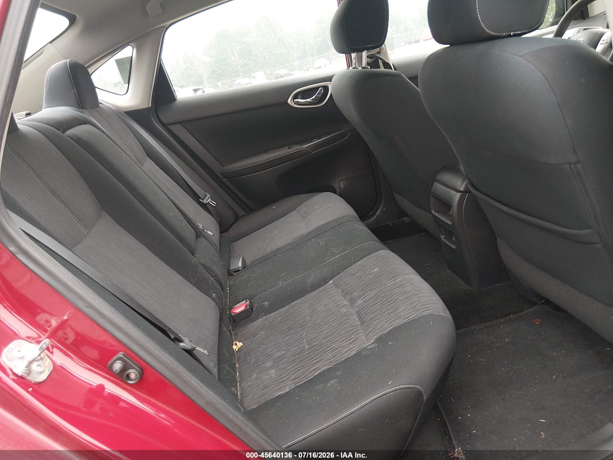 2014 Nissan Sentra Fe+ S/fe+ Sv/s/sl/sr/sv Red vin: 3N1AB7AP7EY261421
