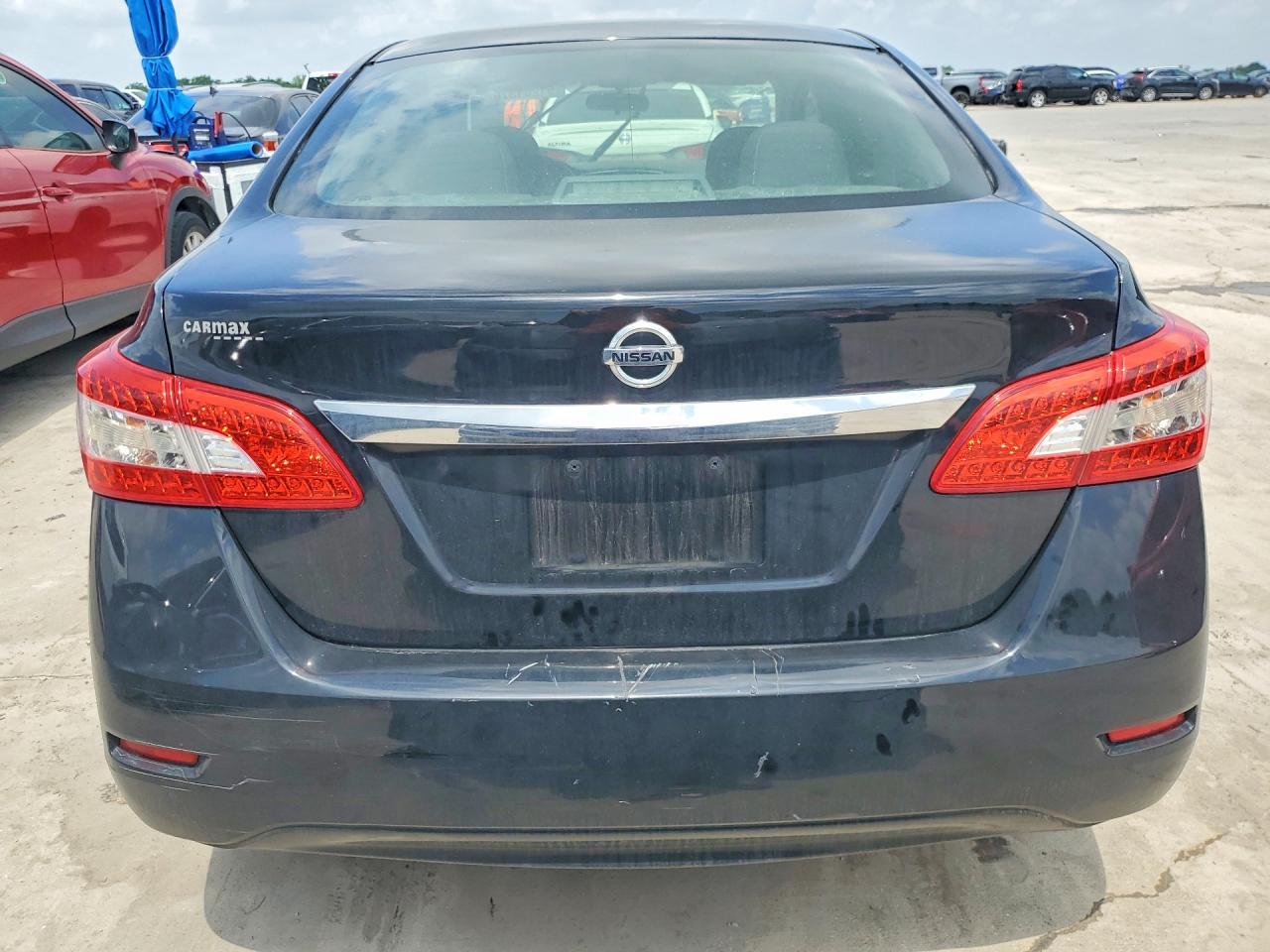 2014 Nissan Sentra S Black vin: 3N1AB7AP7EY263752