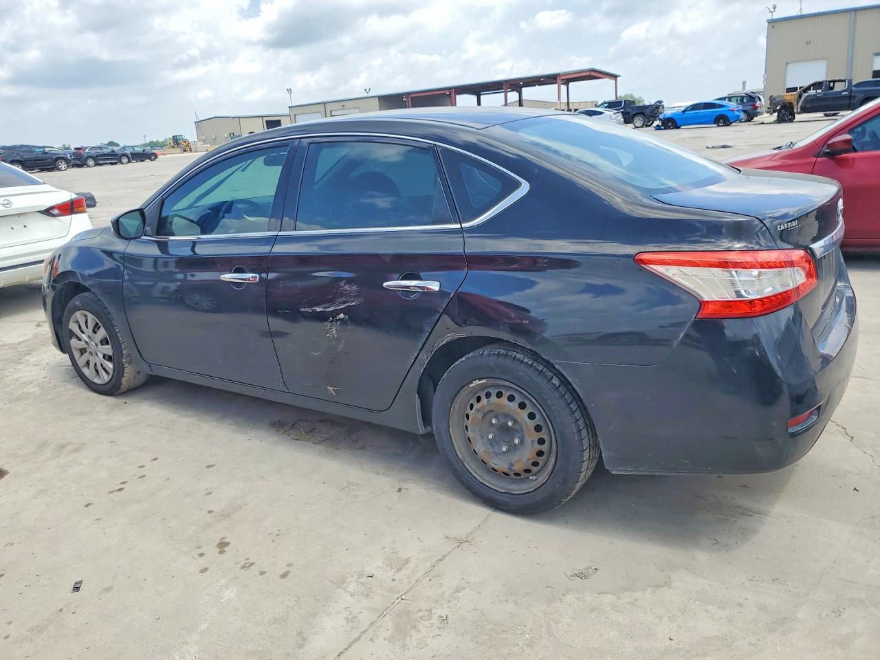 2014 Nissan Sentra S Black vin: 3N1AB7AP7EY263752