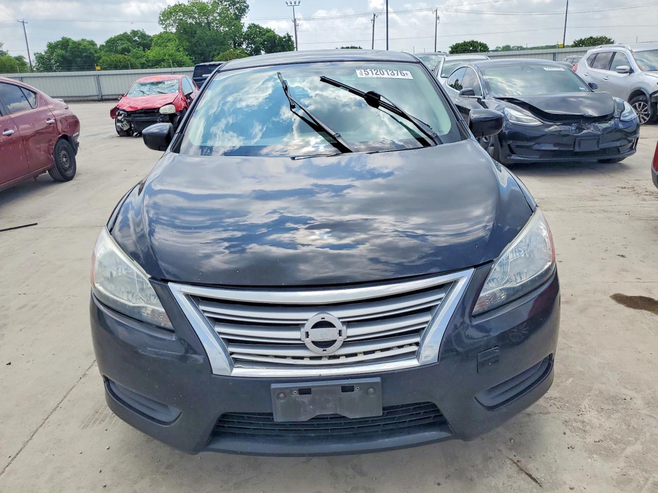 2014 Nissan Sentra S Black vin: 3N1AB7AP7EY263752
