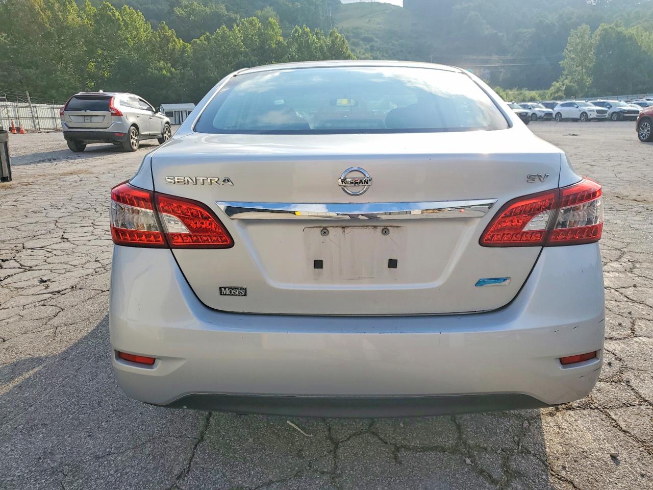 2014 Nissan Sentra Sv Silver vin: 3N1AB7AP7EY267350