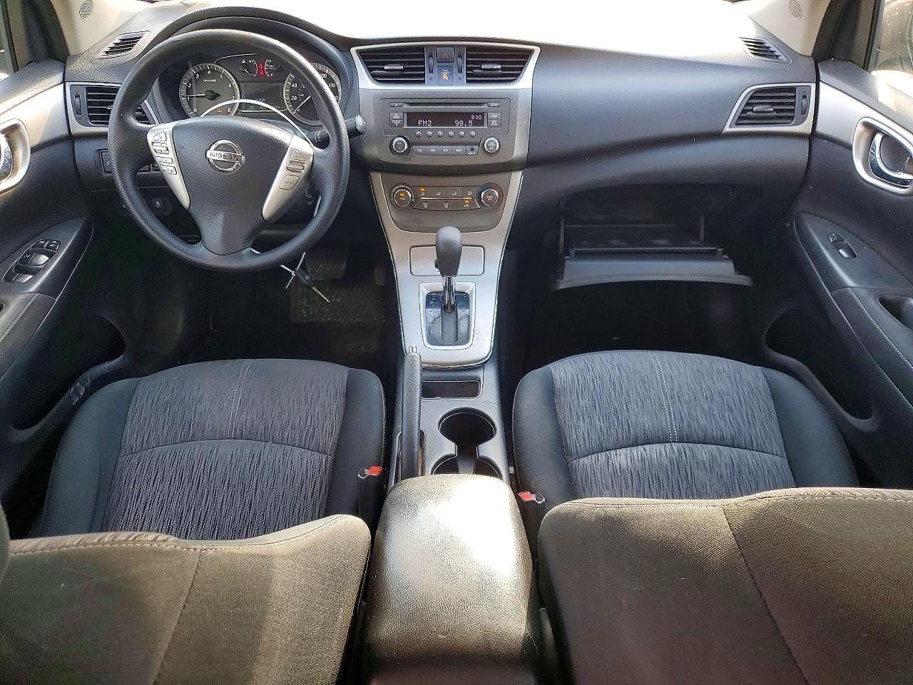 2014 Nissan Sentra Sv Silver vin: 3N1AB7AP7EY267350