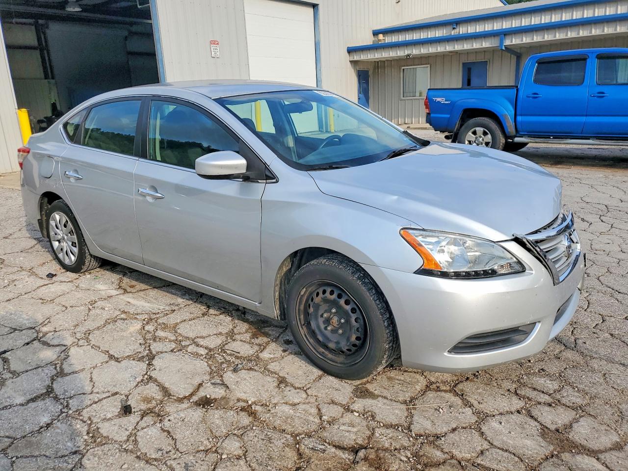 2014 Nissan Sentra Sv Silver vin: 3N1AB7AP7EY267350