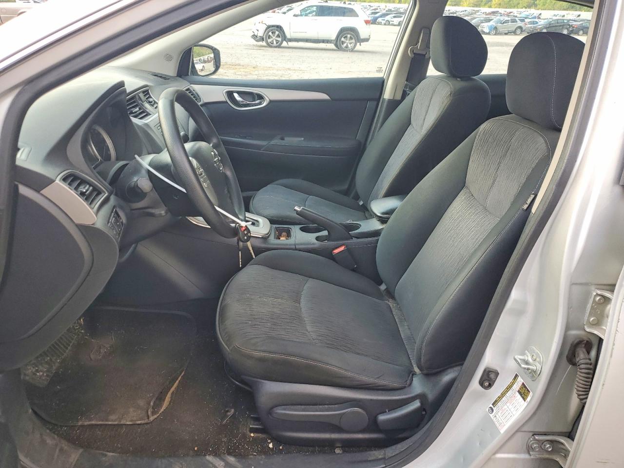 2014 Nissan Sentra Sv Silver vin: 3N1AB7AP7EY267350