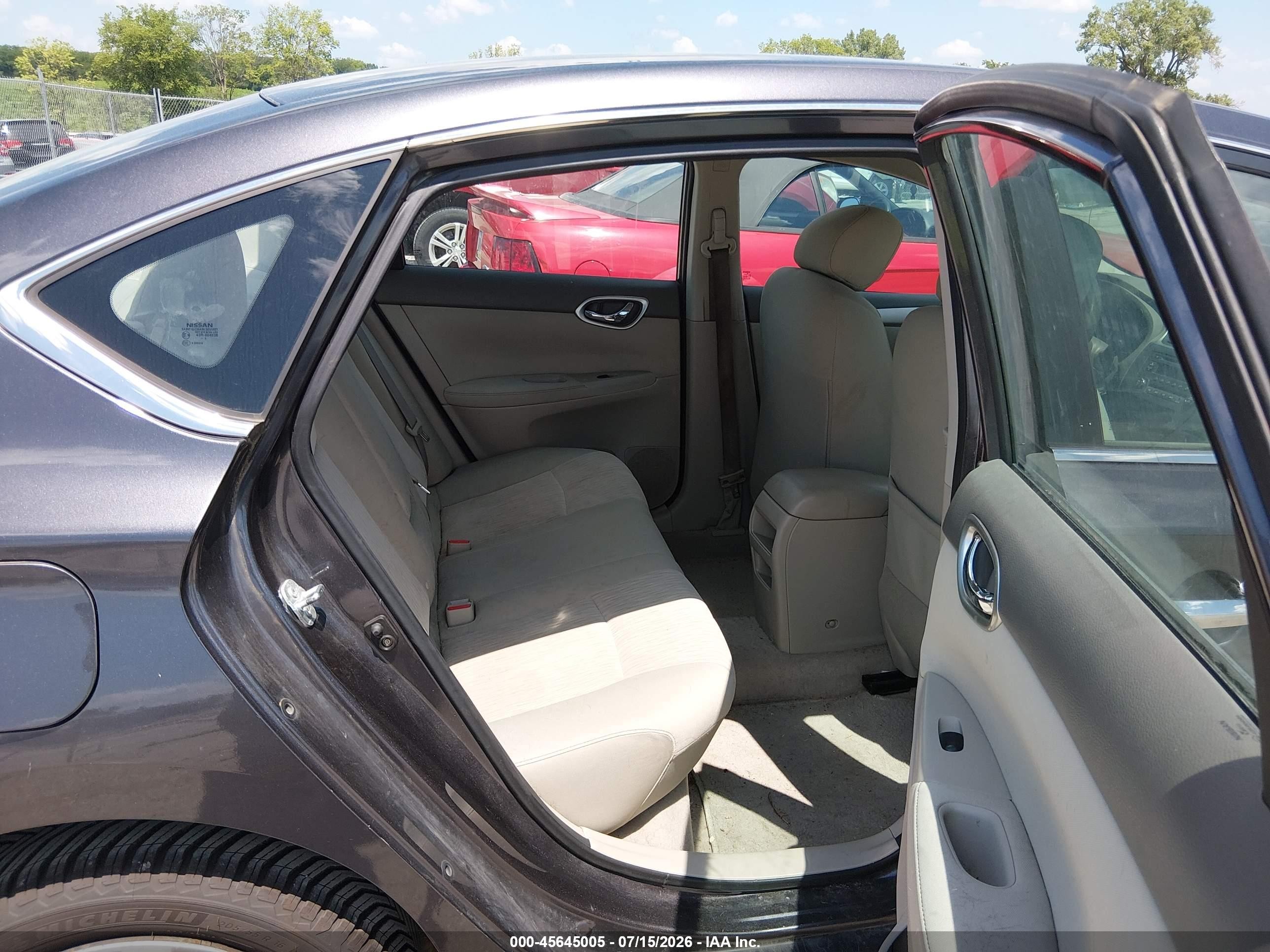 2014 Nissan Sentra Sv Бежевый vin: 3N1AB7AP7EY270071