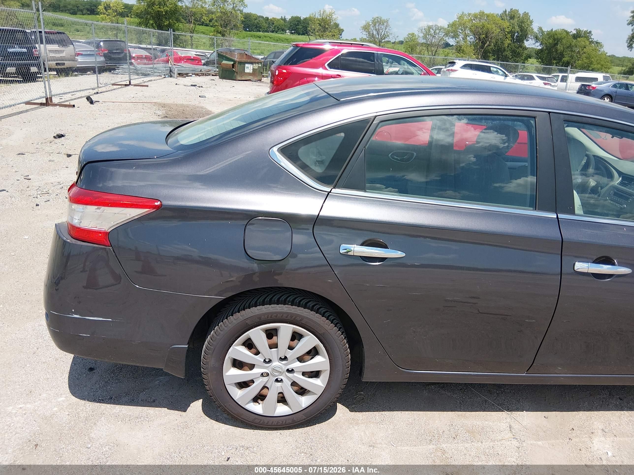 2014 Nissan Sentra Sv Бежевый vin: 3N1AB7AP7EY270071