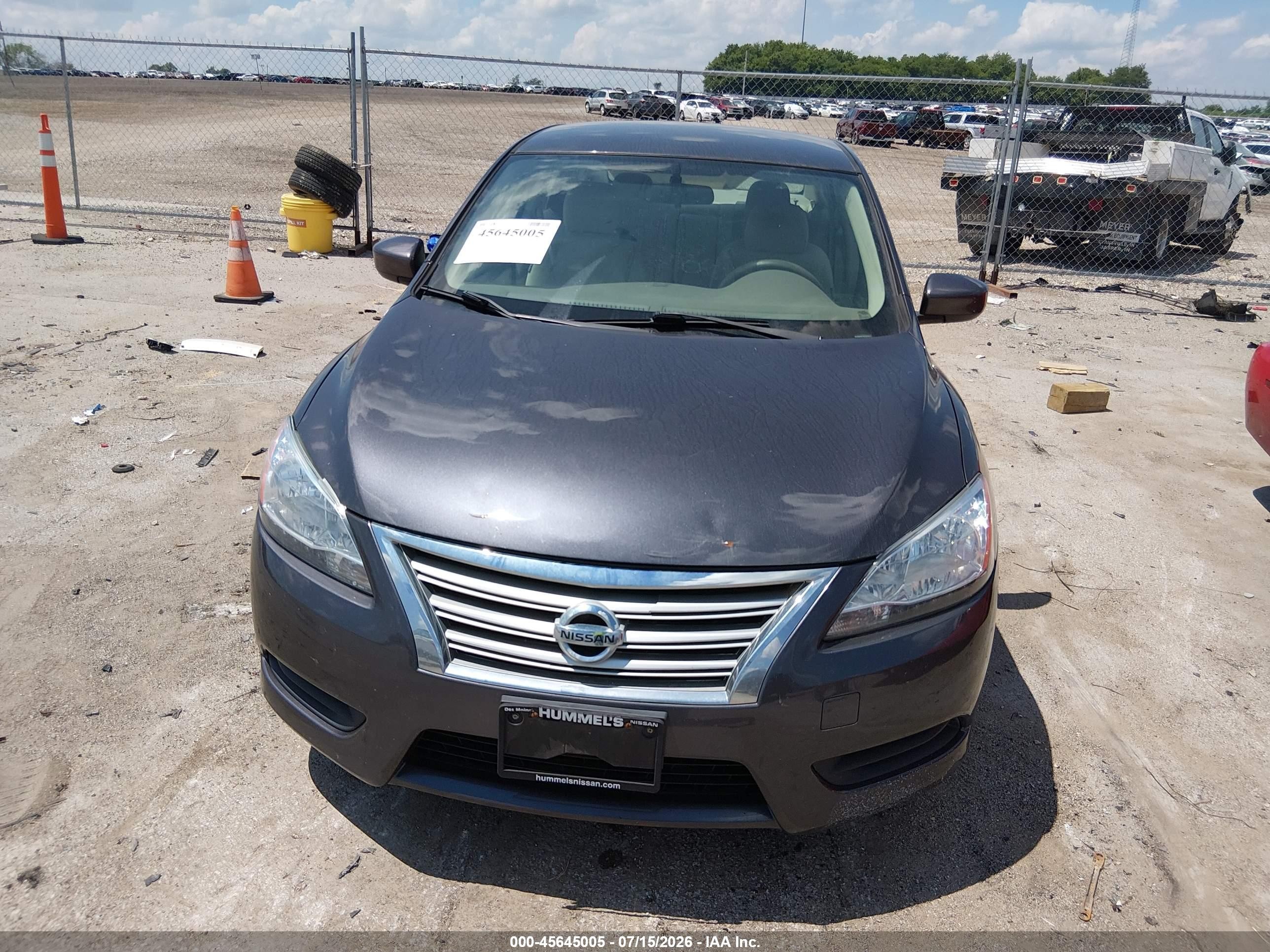 2014 Nissan Sentra Sv Бежевый vin: 3N1AB7AP7EY270071
