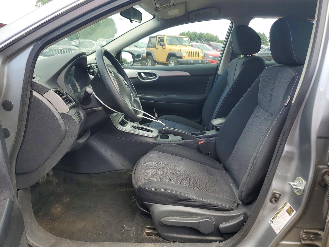 2014 Nissan Sentra Sv Silver vin: 3N1AB7AP7EY273696