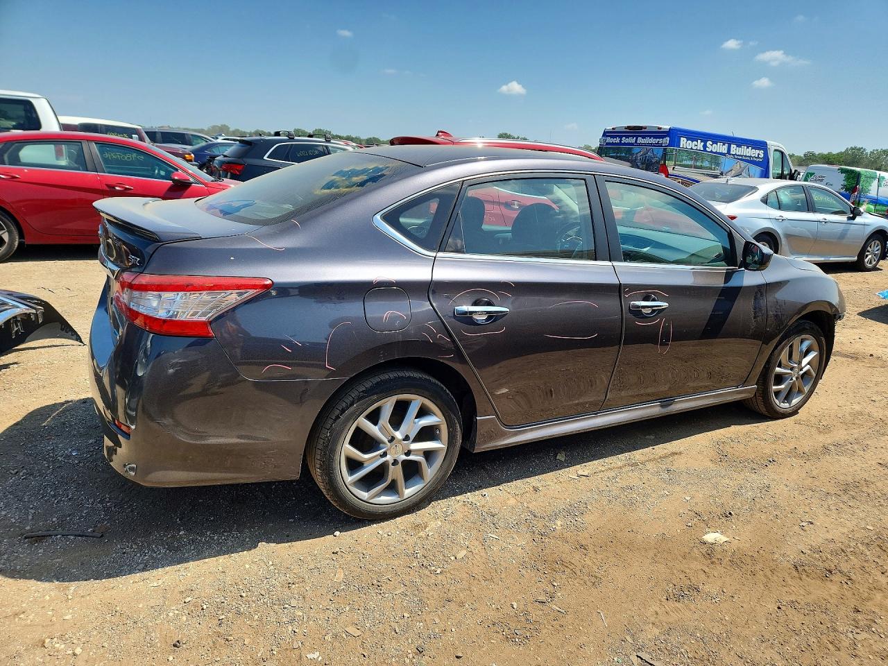 2014 Nissan Sentra Sr Gray vin: 3N1AB7AP7EY275142
