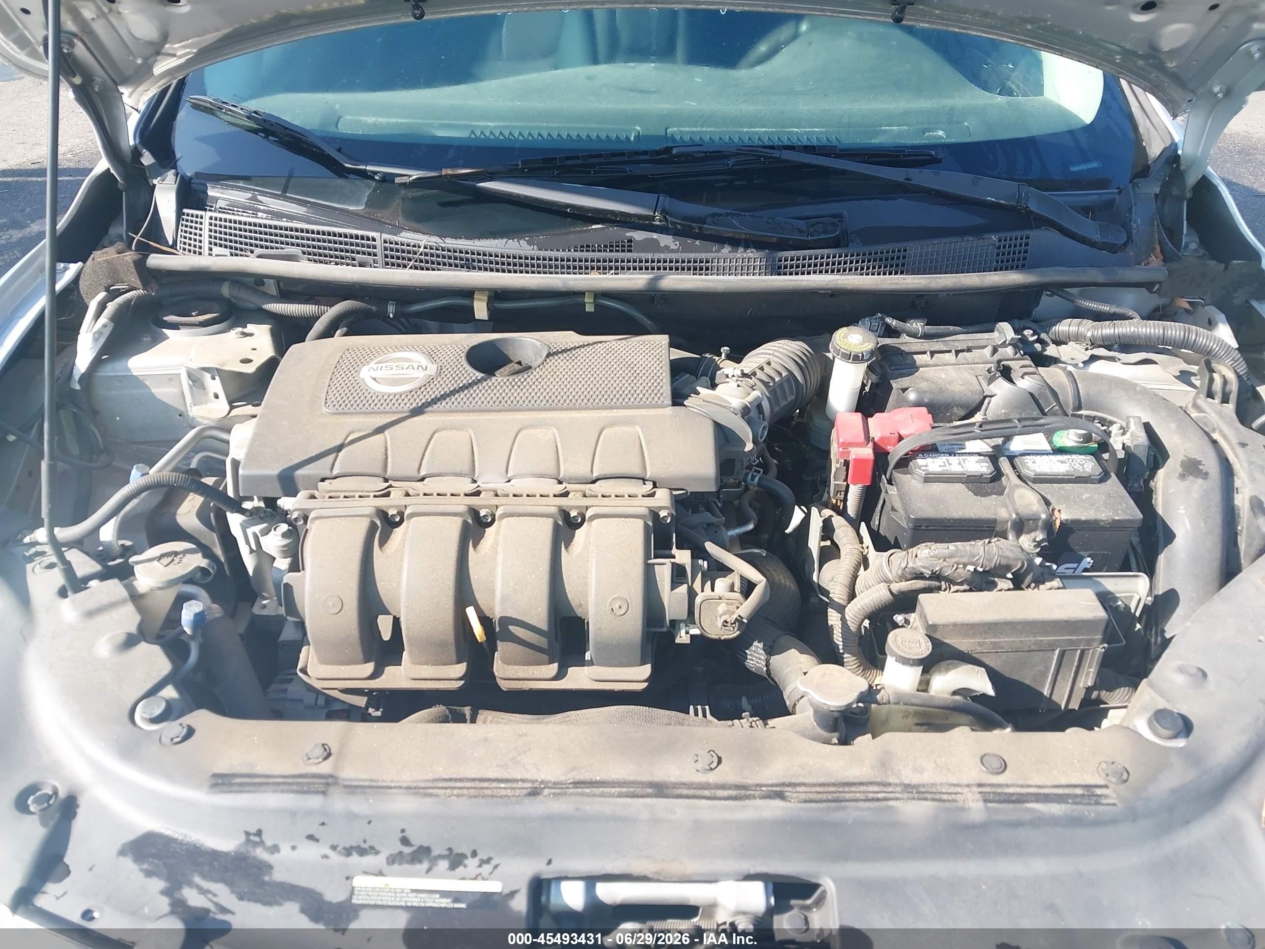 2014 Nissan Sentra Sv Silver vin: 3N1AB7AP7EY276145