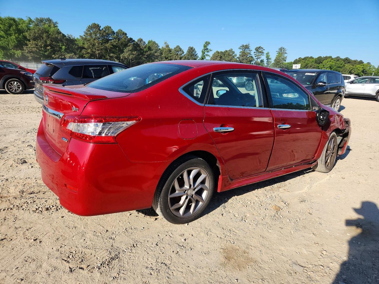2014 Nissan Sentra Burgundy vin: 3N1AB7AP7EY276906