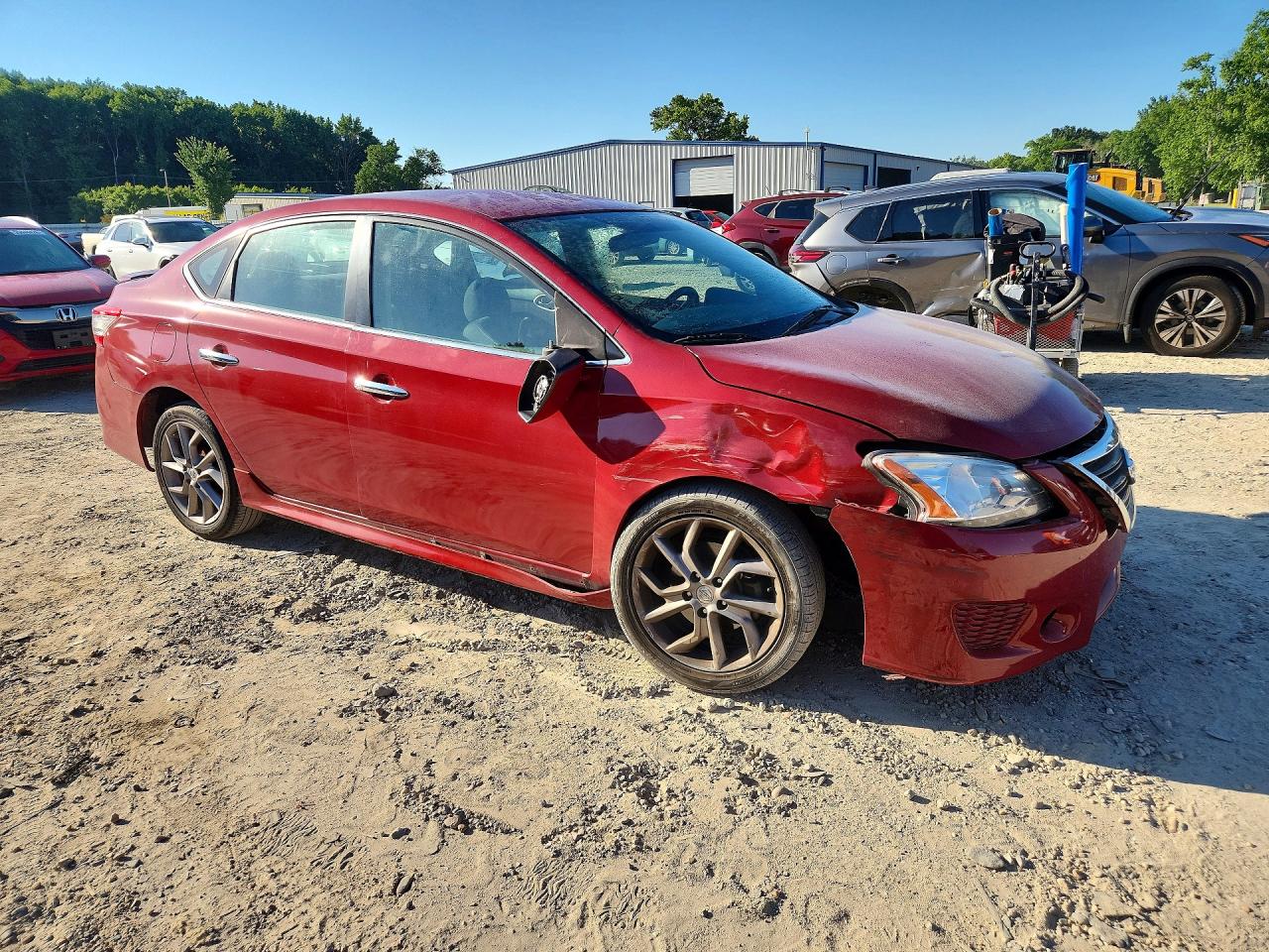 2014 Nissan Sentra Burgundy vin: 3N1AB7AP7EY276906