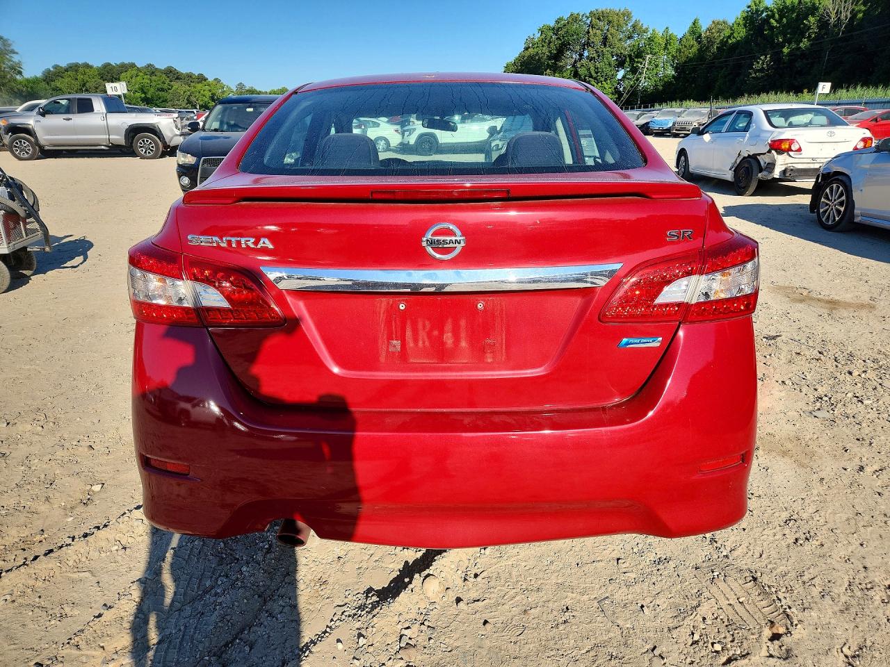 2014 Nissan Sentra Burgundy vin: 3N1AB7AP7EY276906