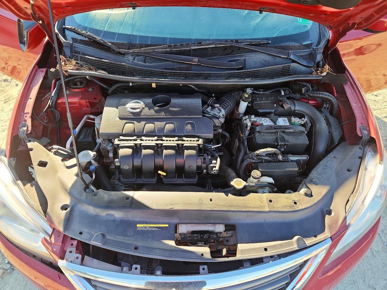 2014 Nissan Sentra Burgundy vin: 3N1AB7AP7EY276906