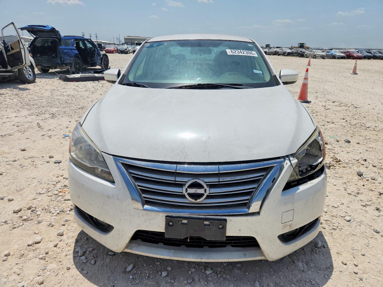 2014 Nissan Sentra Sv Белый vin: 3N1AB7AP7EY279191