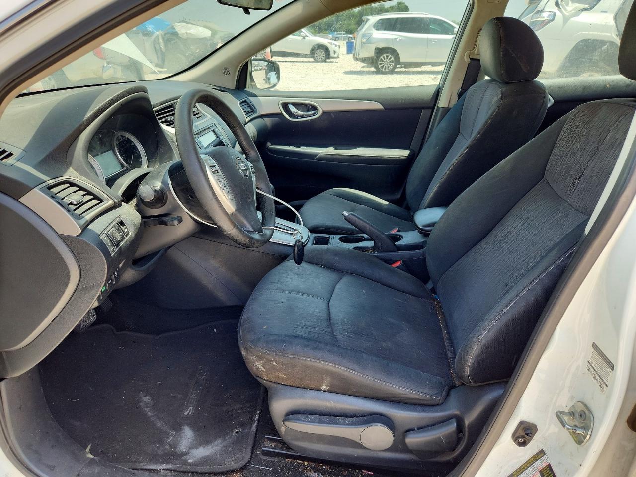 2014 Nissan Sentra Sv Белый vin: 3N1AB7AP7EY279191