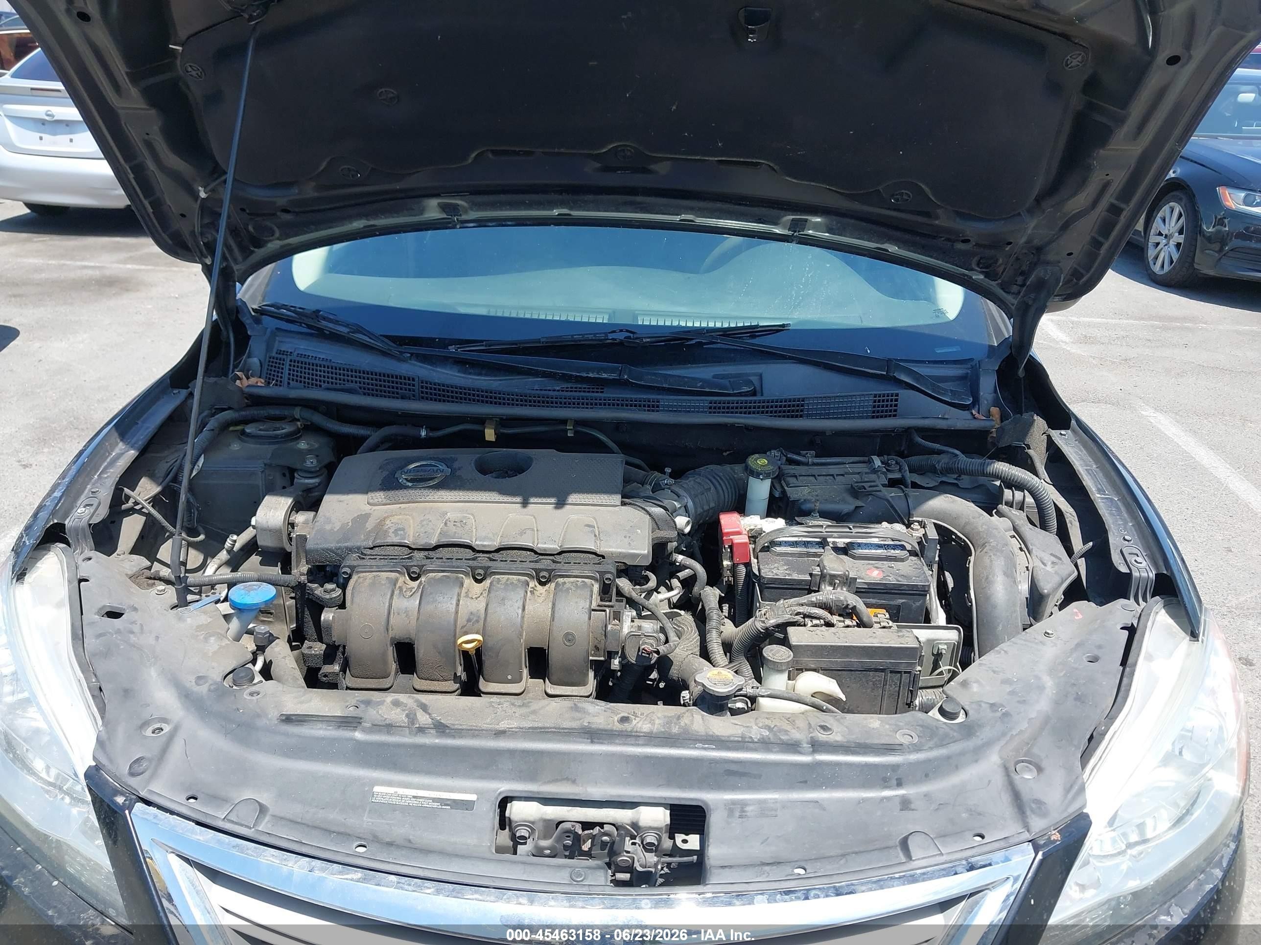 2014 Nissan Sentra S Черный vin: 3N1AB7AP7EY281166