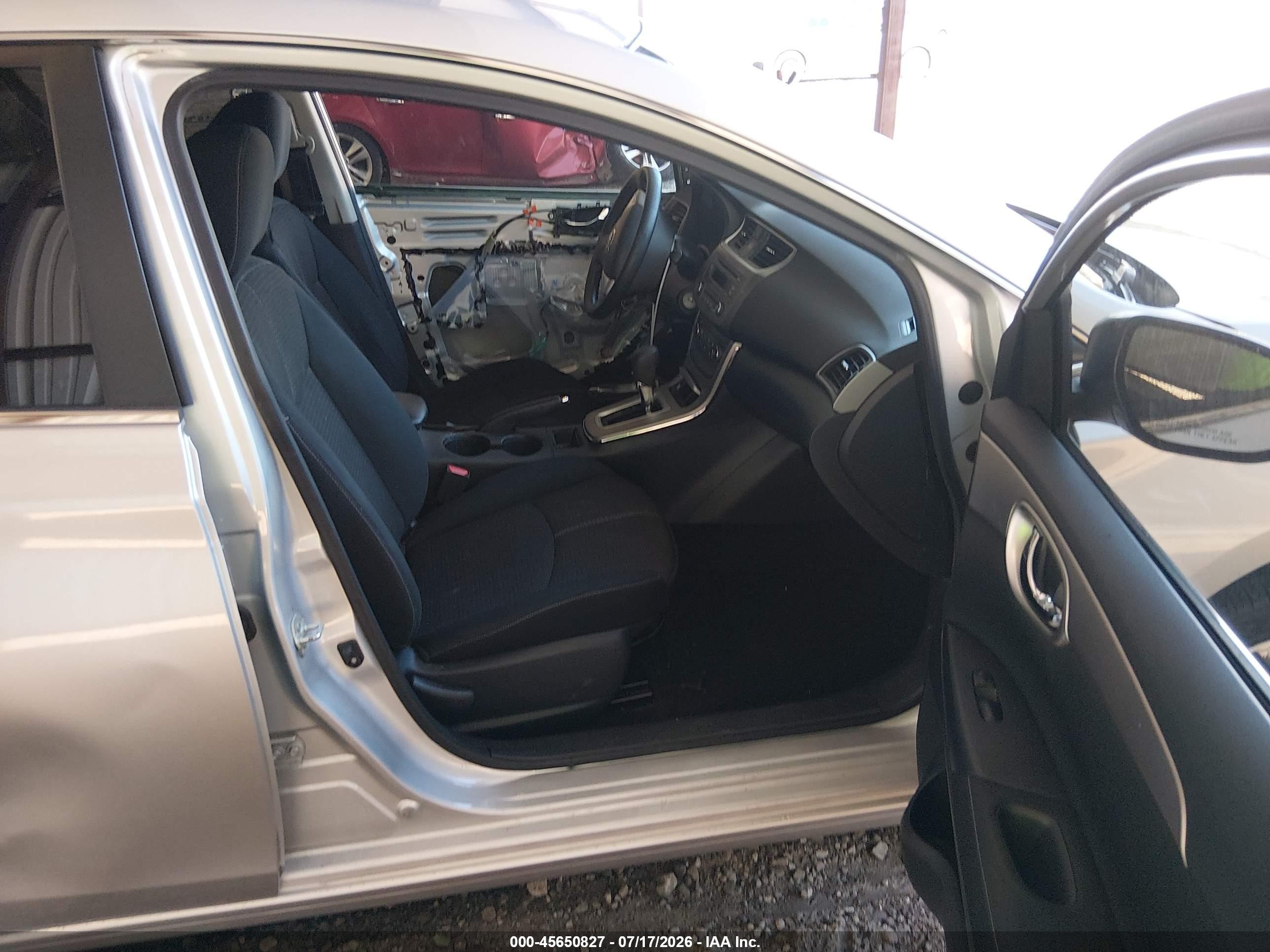 2014 Nissan Sentra S Silver vin: 3N1AB7AP7EY285637