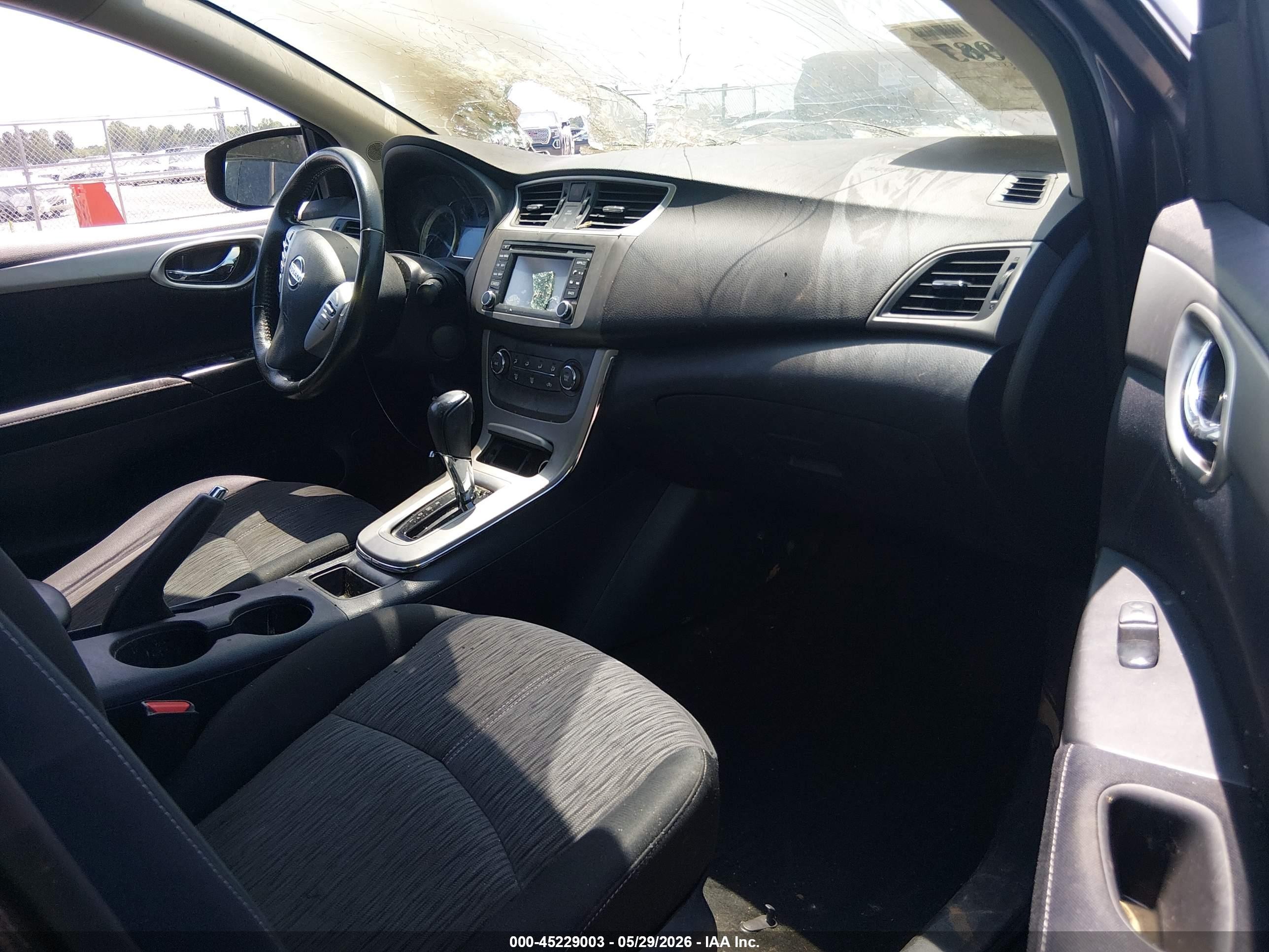 2014 Nissan Sentra Sv Black vin: 3N1AB7AP7EY286349