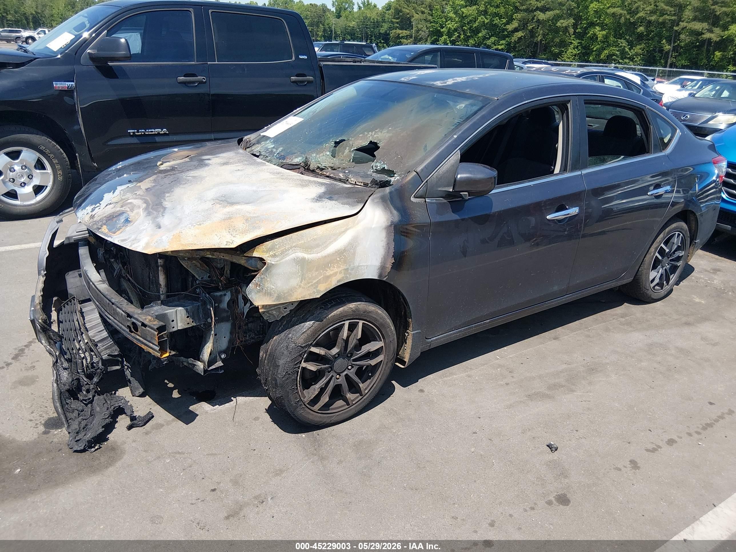 2014 Nissan Sentra Sv Black vin: 3N1AB7AP7EY286349
