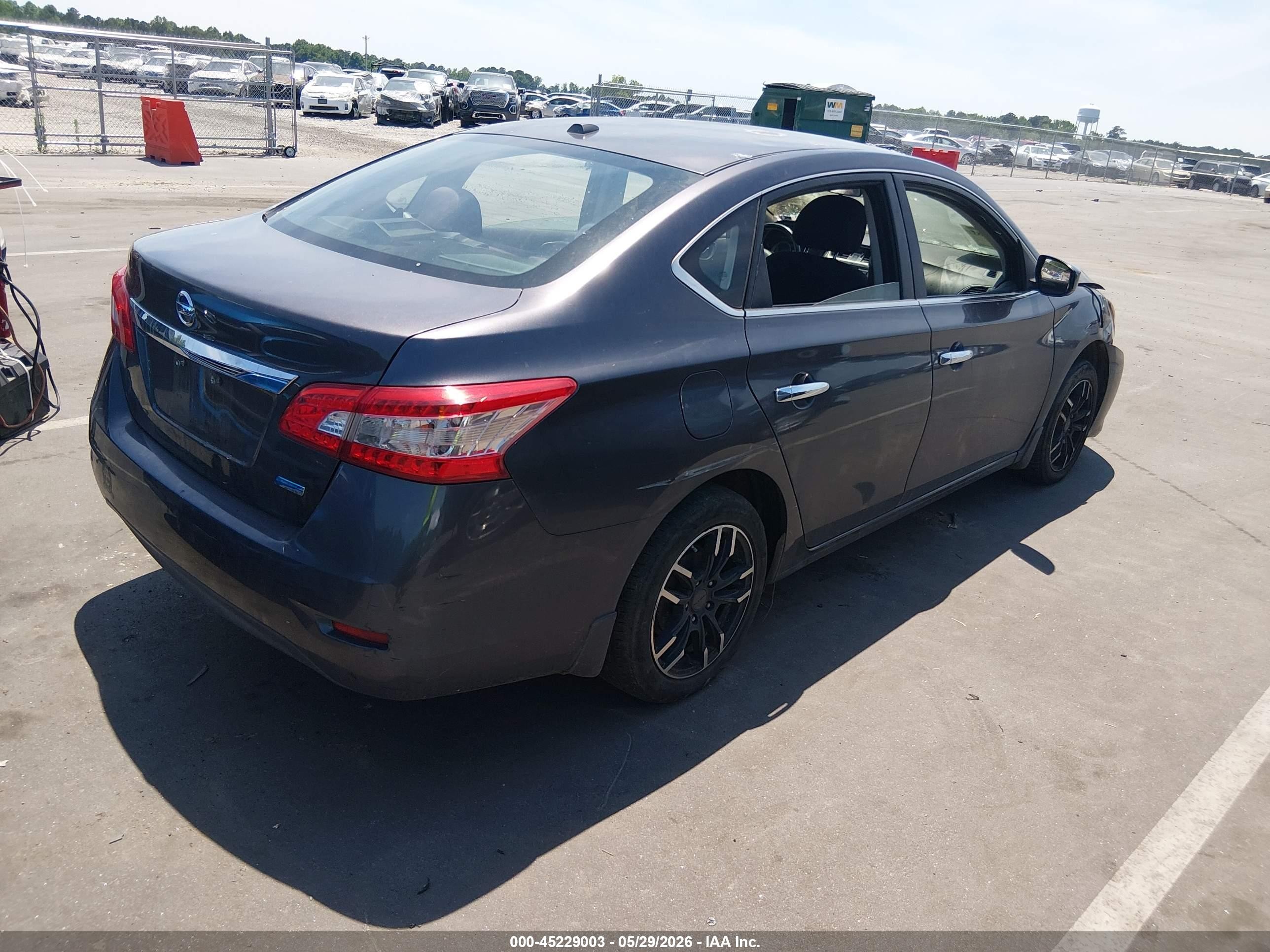 2014 Nissan Sentra Sv Black vin: 3N1AB7AP7EY286349