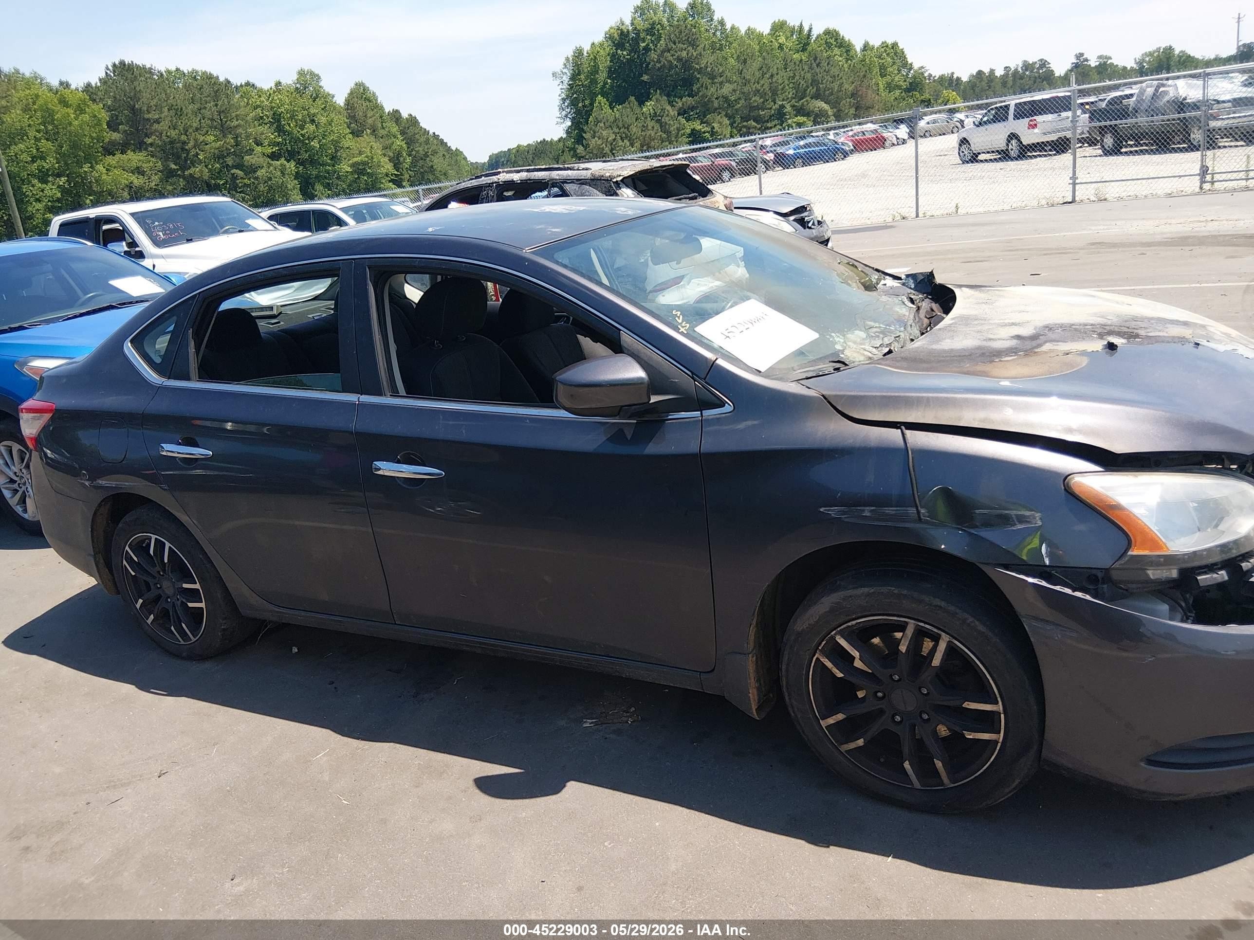 2014 Nissan Sentra Sv Black vin: 3N1AB7AP7EY286349