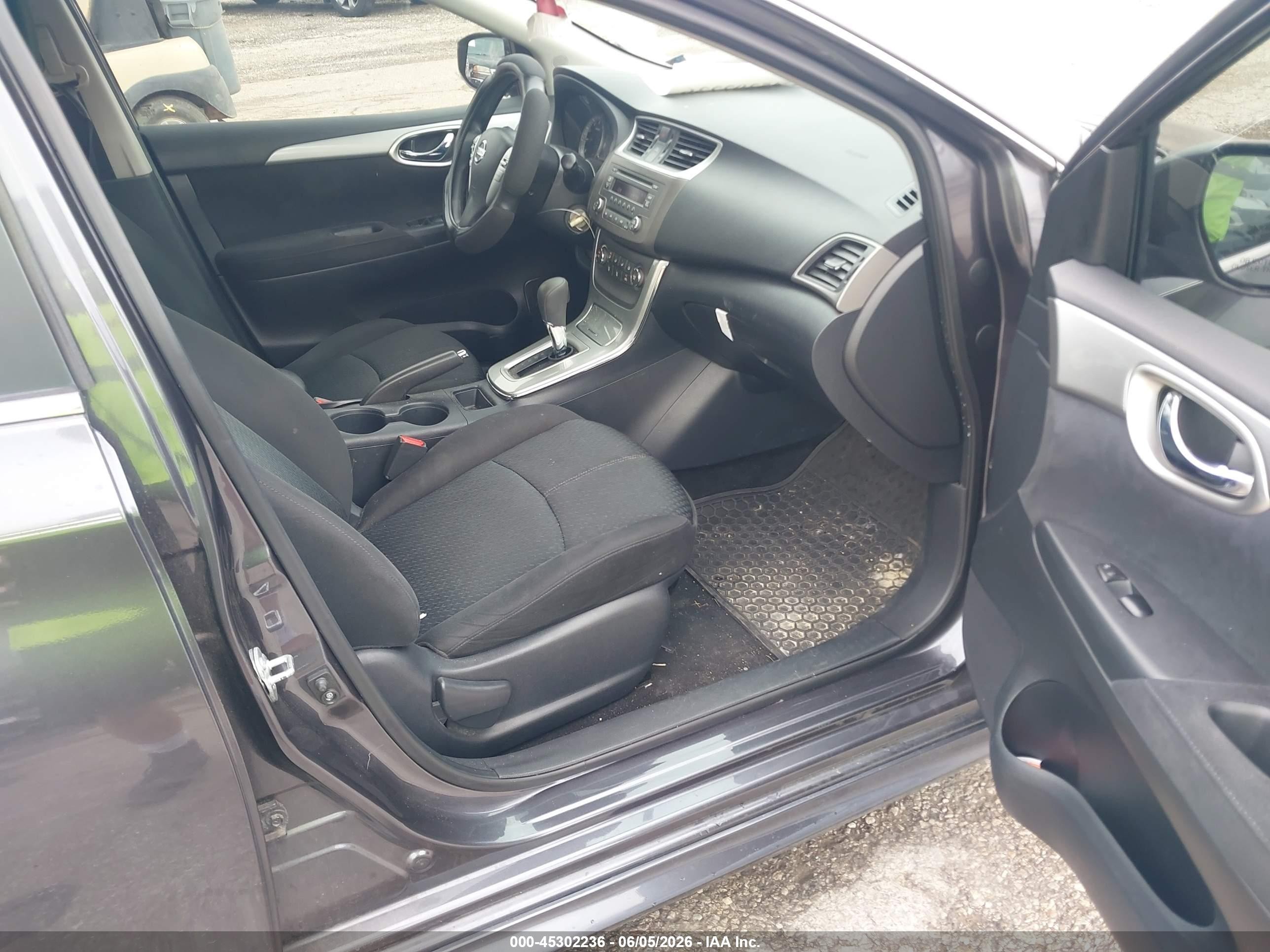 2014 Nissan Sentra Sr Gray vin: 3N1AB7AP7EY288070