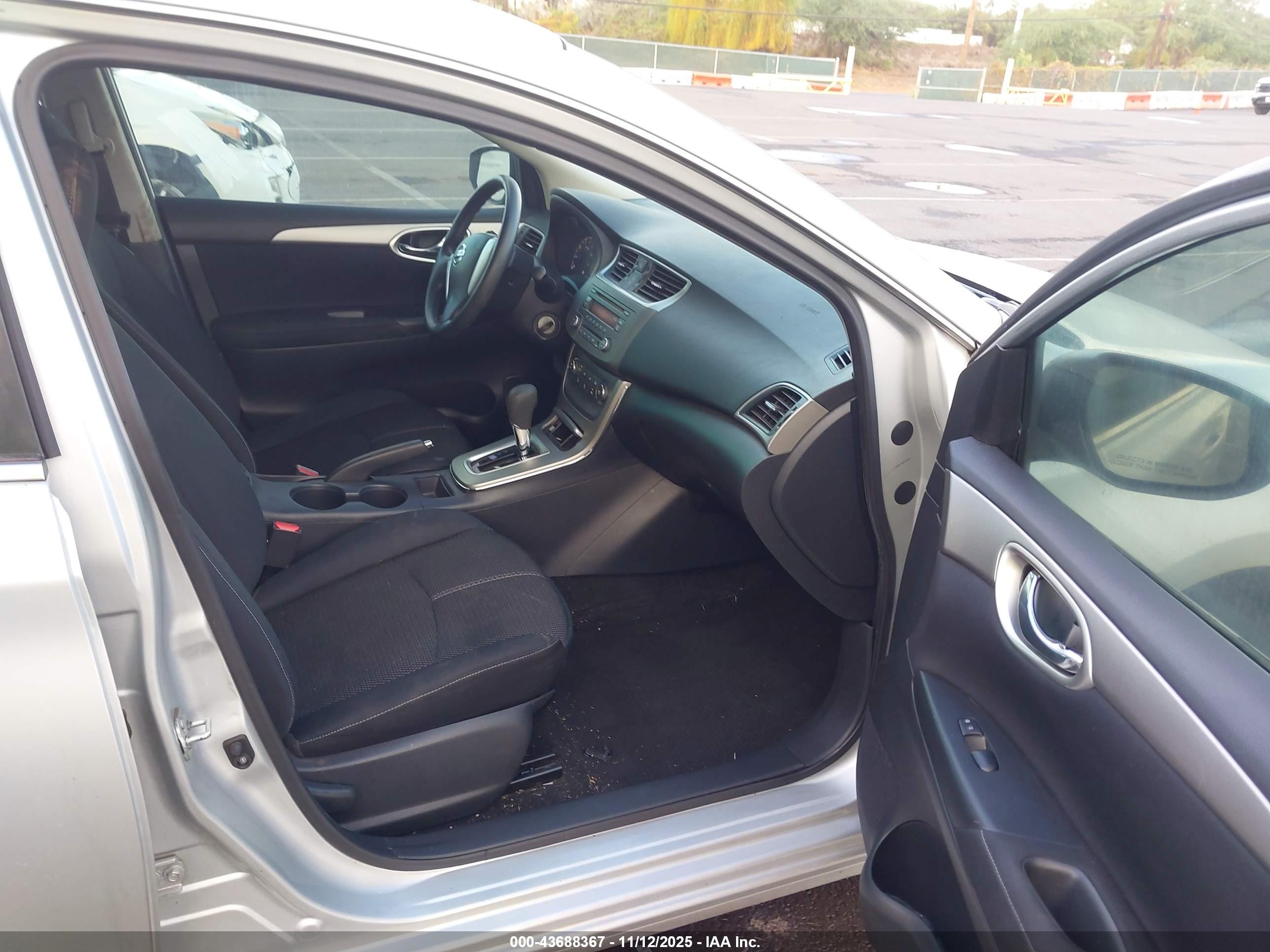 2014 Nissan Sentra S Silver vin: 3N1AB7AP7EY289249