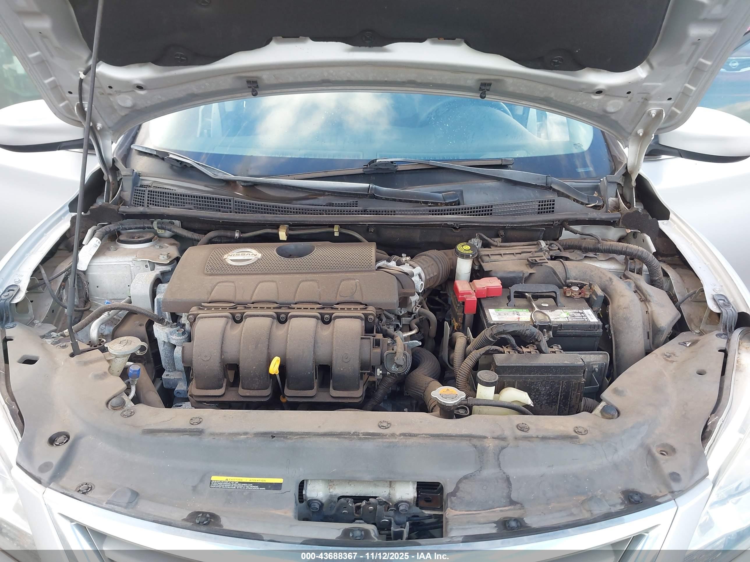 2014 Nissan Sentra S Silver vin: 3N1AB7AP7EY289249