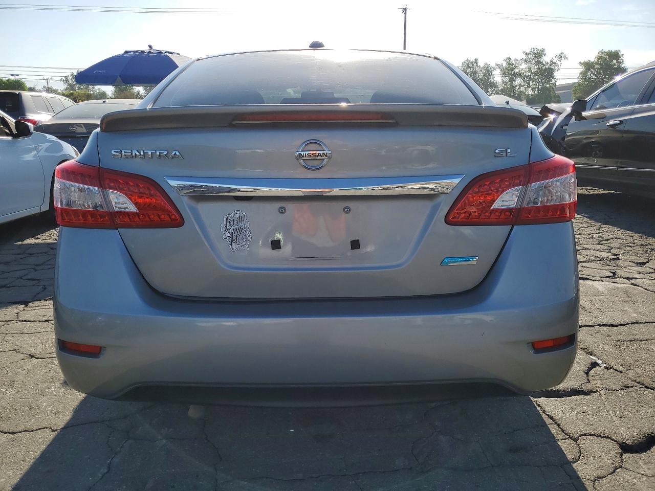 2014 Nissan Sentra Sl Silver vin: 3N1AB7AP7EY299246