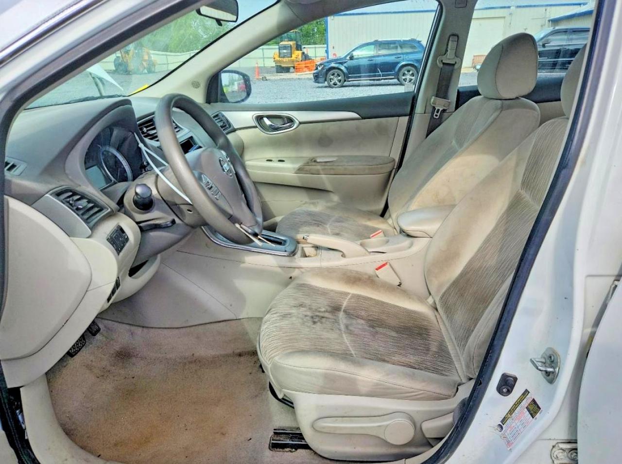 2014 Nissan Sentra Fe+ Sv White vin: 3N1AB7AP7EY303943