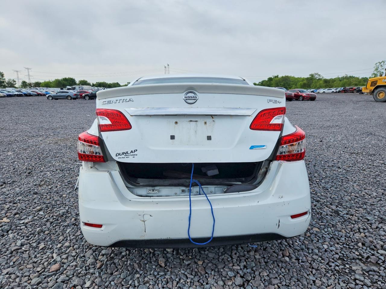 2014 Nissan Sentra Fe+ Sv White vin: 3N1AB7AP7EY303943
