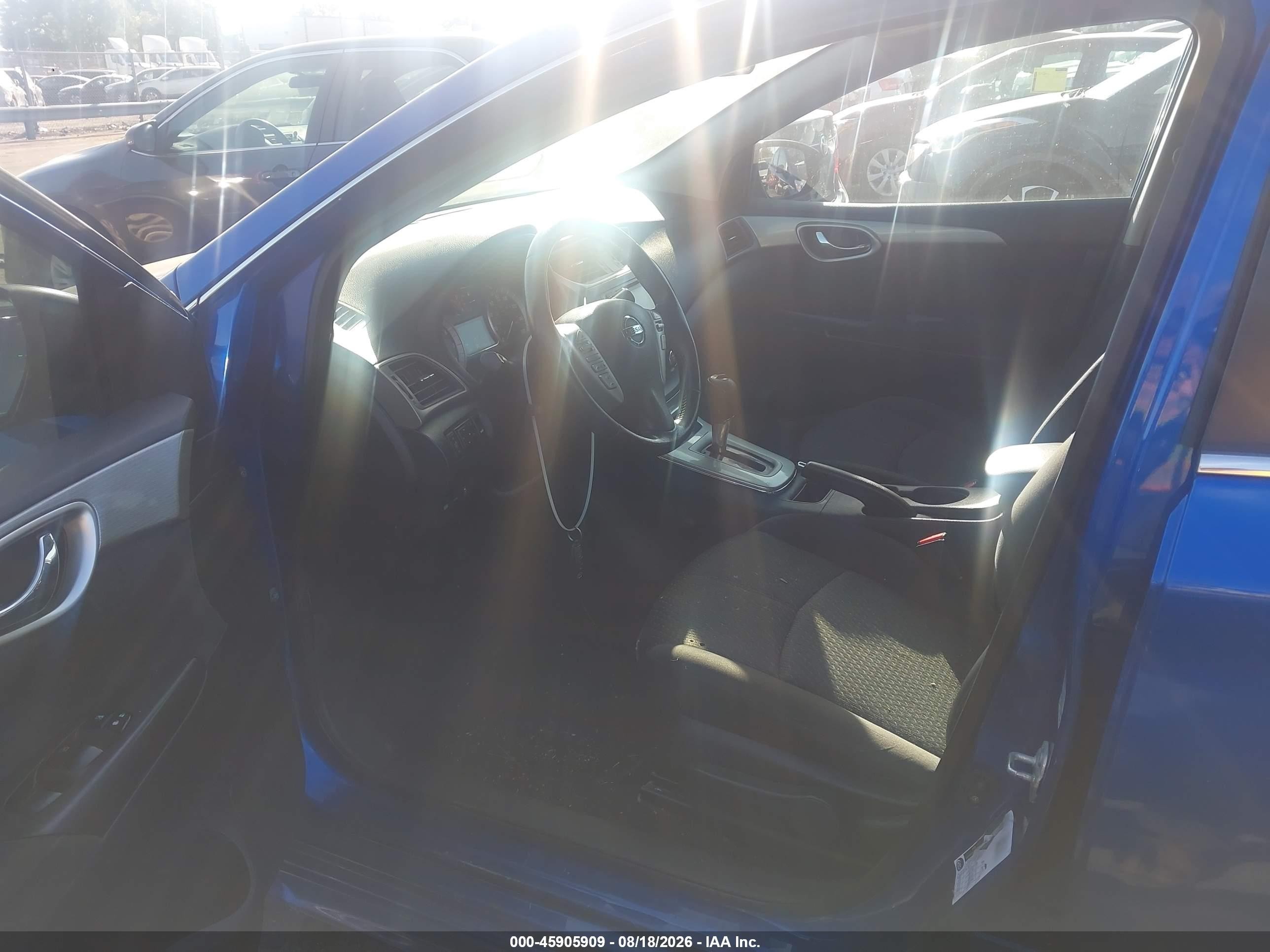 2014 Nissan Sentra Sr Blue vin: 3N1AB7AP7EY309791