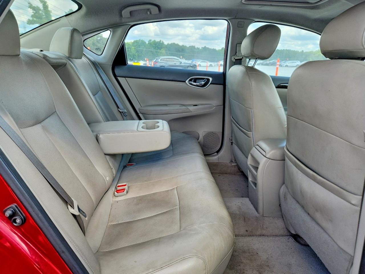 2014 Nissan Sentra Sl Red vin: 3N1AB7AP7EY314537