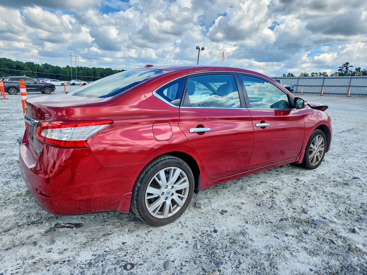 2014 Nissan Sentra Sl Red vin: 3N1AB7AP7EY314537