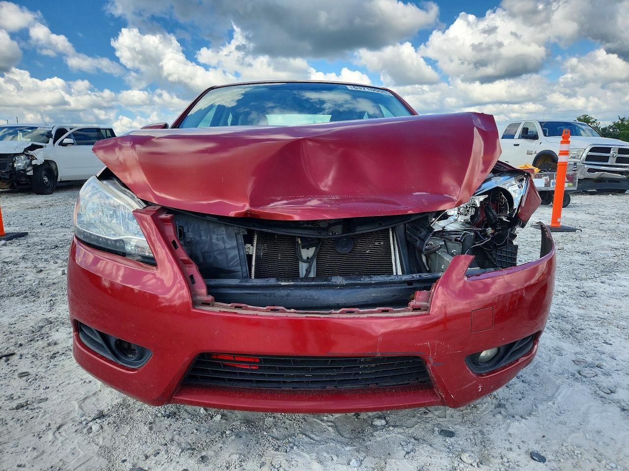 2014 Nissan Sentra Sl Red vin: 3N1AB7AP7EY314537