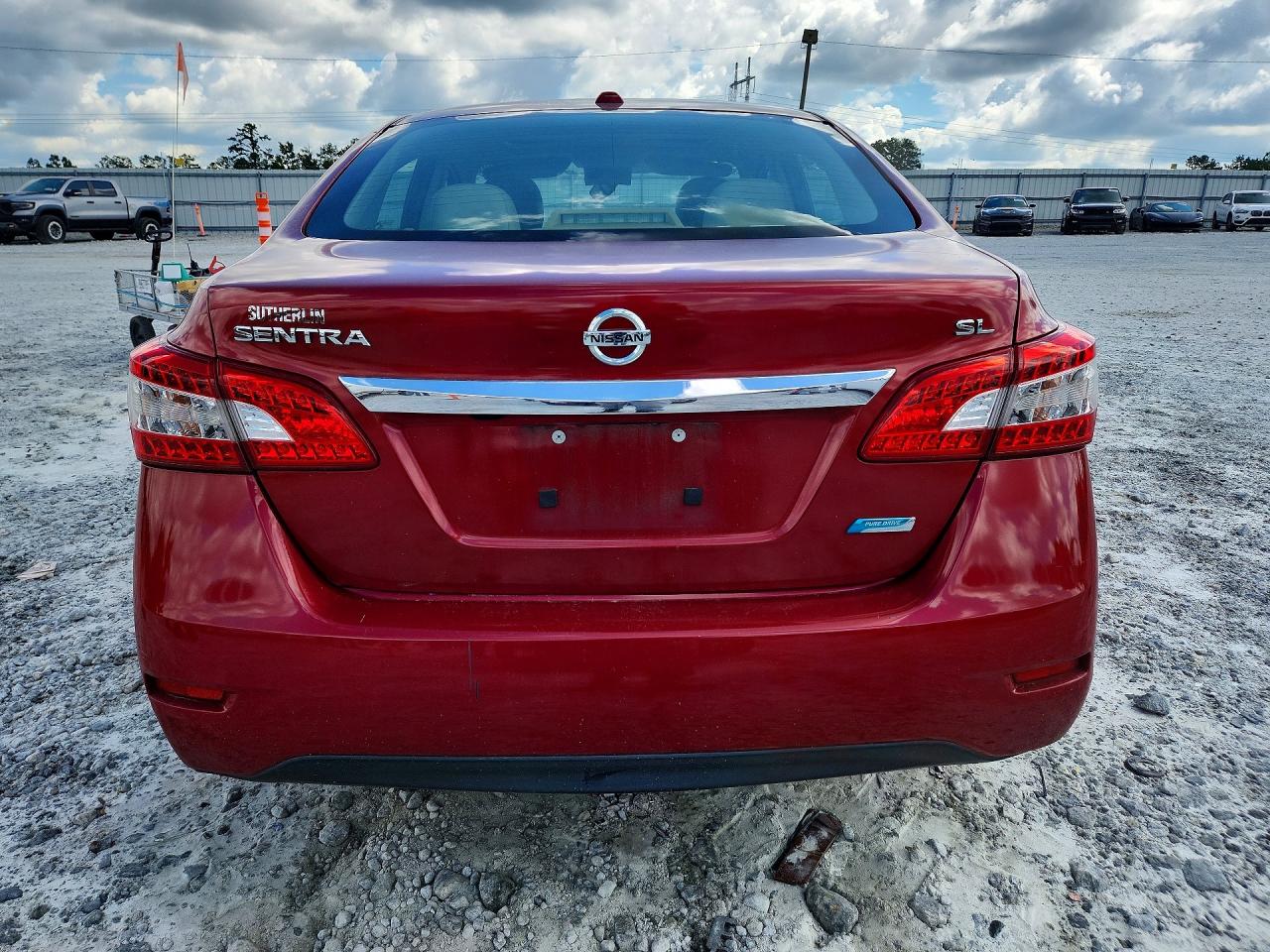 2014 Nissan Sentra Sl Red vin: 3N1AB7AP7EY314537