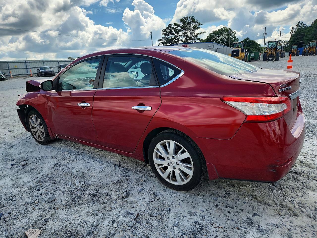 2014 Nissan Sentra Sl Red vin: 3N1AB7AP7EY314537