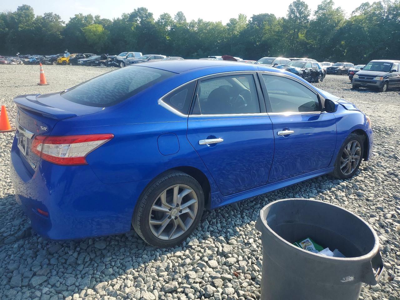 2014 Nissan Sentra Sr Blue vin: 3N1AB7AP7EY317874